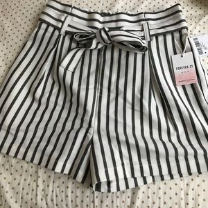 Forever 21 Striped shorts